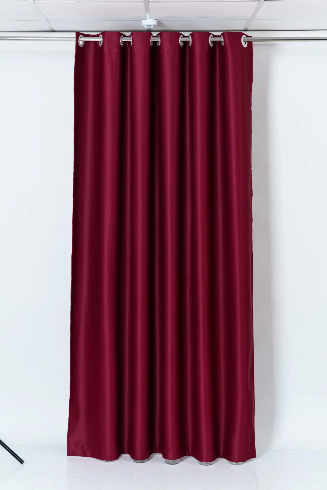 Wine burgundy curtain colour option