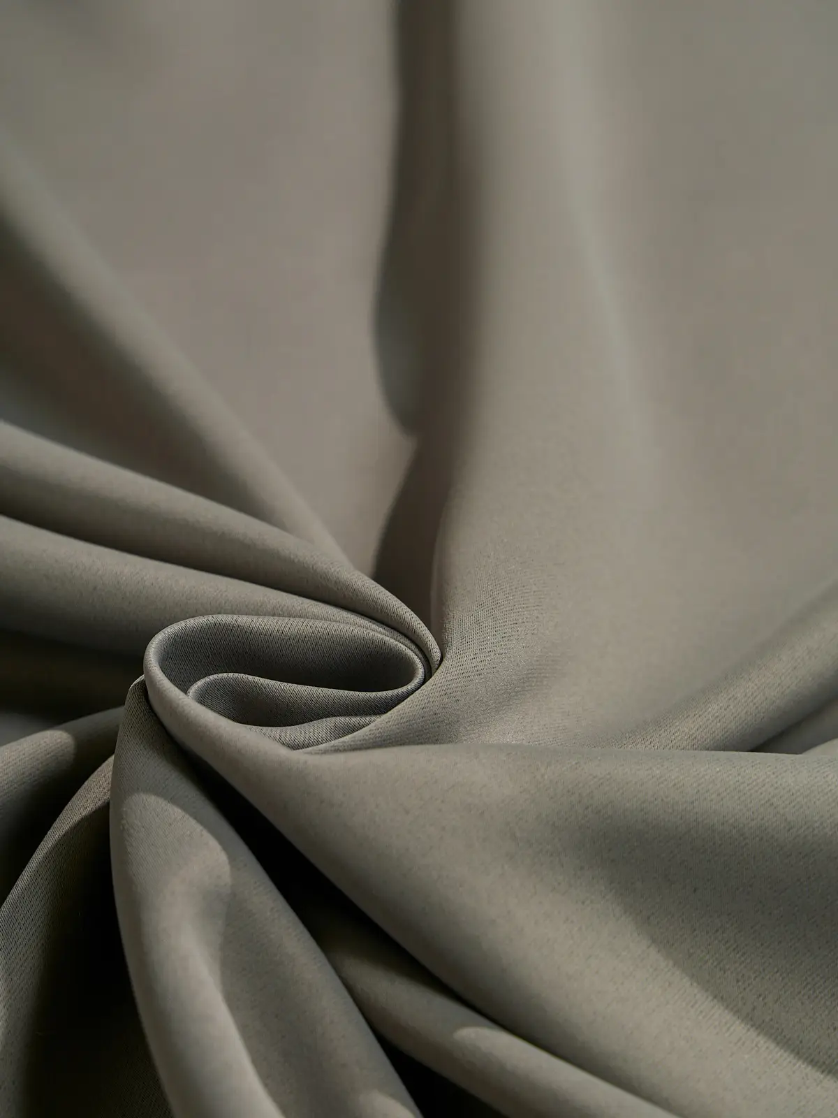 Close view of curtain fabric drape
